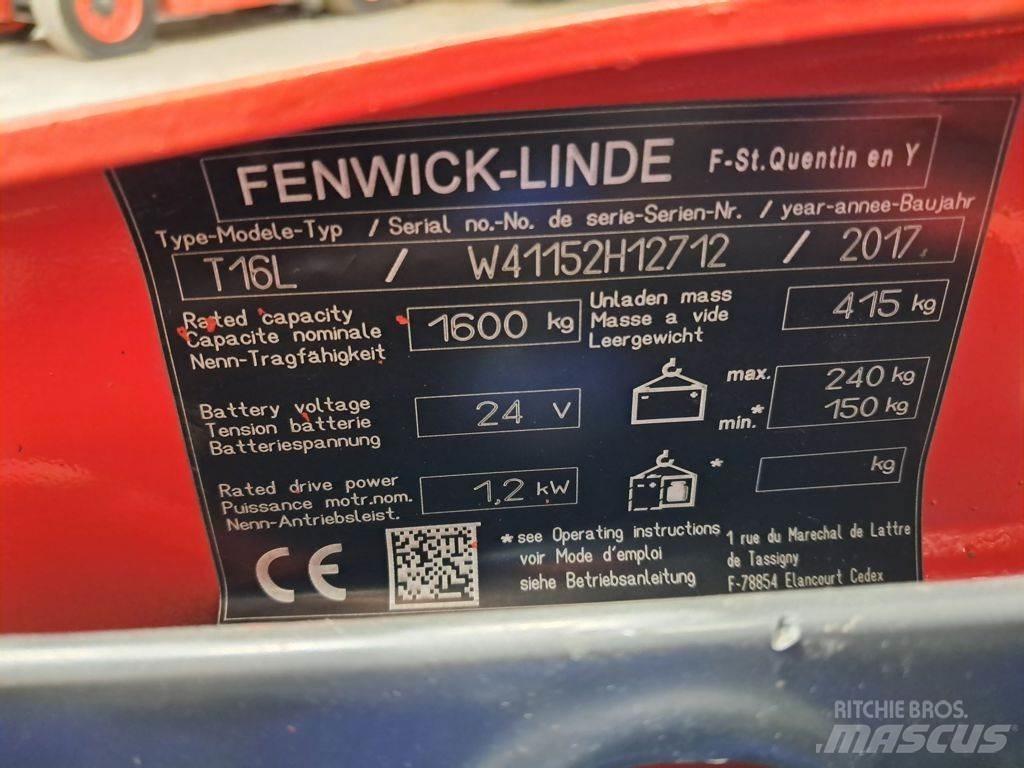 Linde T16L Lavtløftende truck