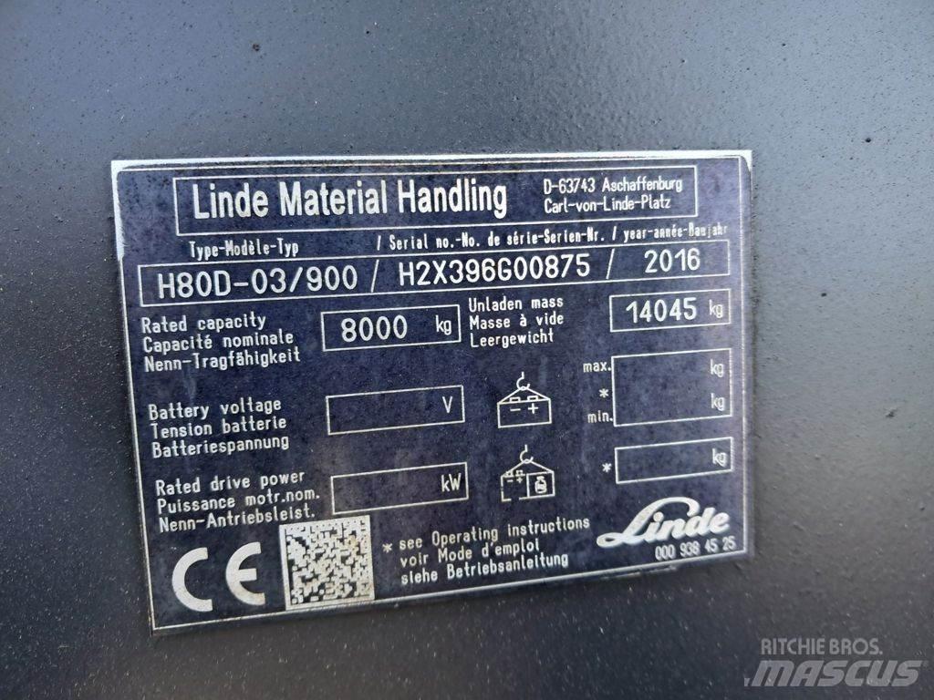 Linde H80D-03/900 Diesel Trucker