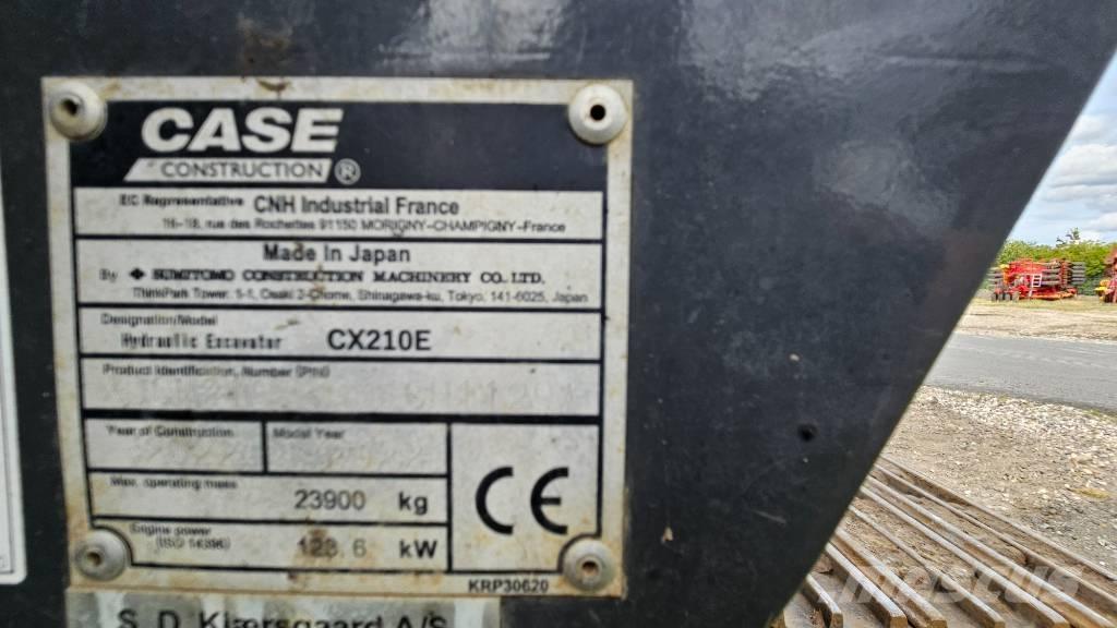 CASE CX 210 E Beltegraver