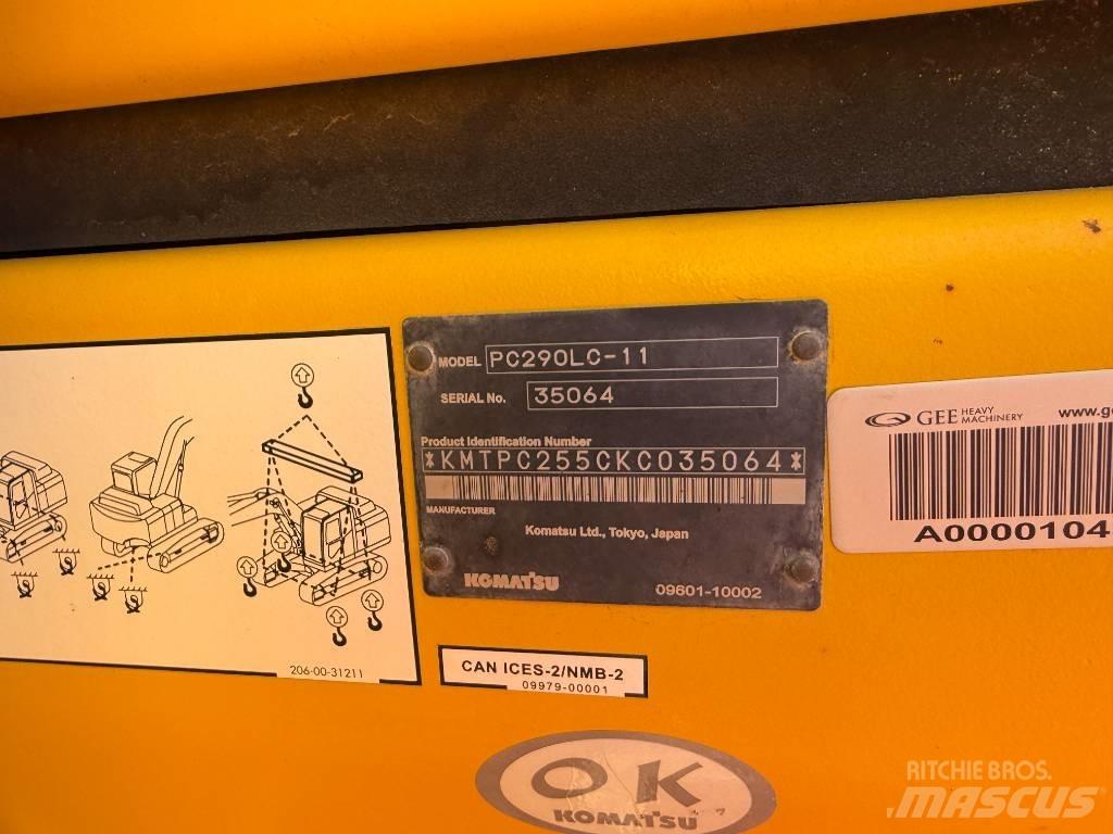 Komatsu PC290LC-11 Beltegraver