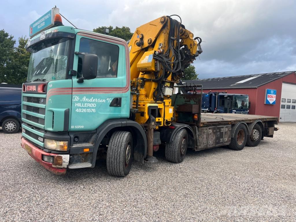 Scania 124 G 420 Kranbil