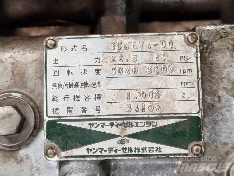 Yanmar 3TNE74-DG Motorer