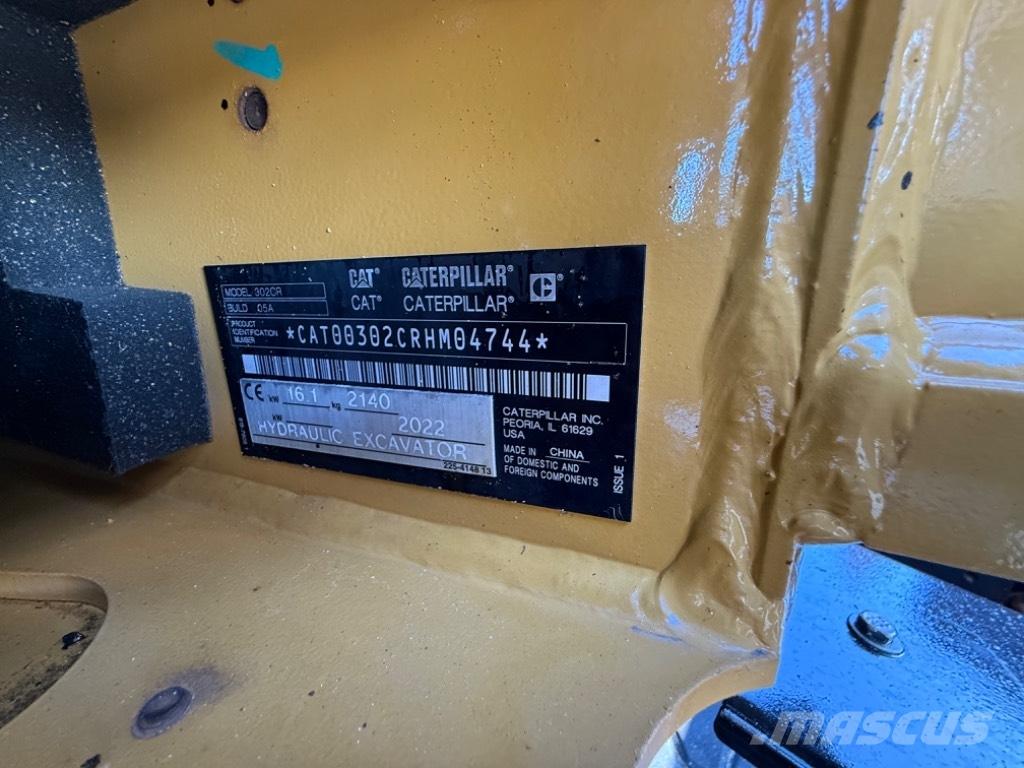 CAT 302 CR Minigravere <7t