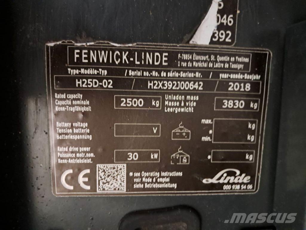 Linde H25D-02 Diesel Trucker