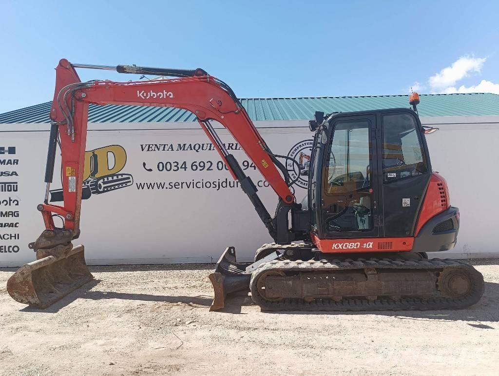 Kubota KX 080-4 Midigravere 7 - 12t