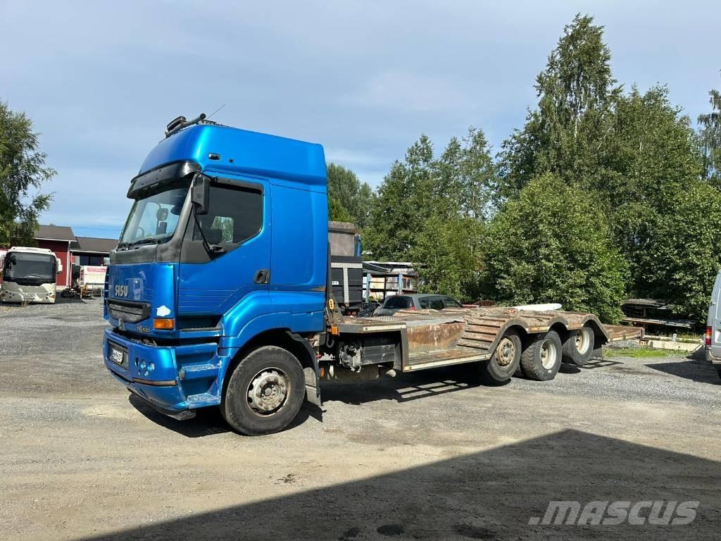 Sisu E11 Spesialbiler for transport av skogsmaskiner