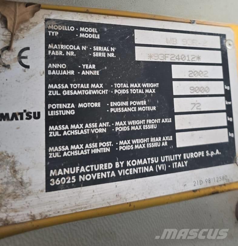 Komatsu WB 93 R-2 Traktorgravere