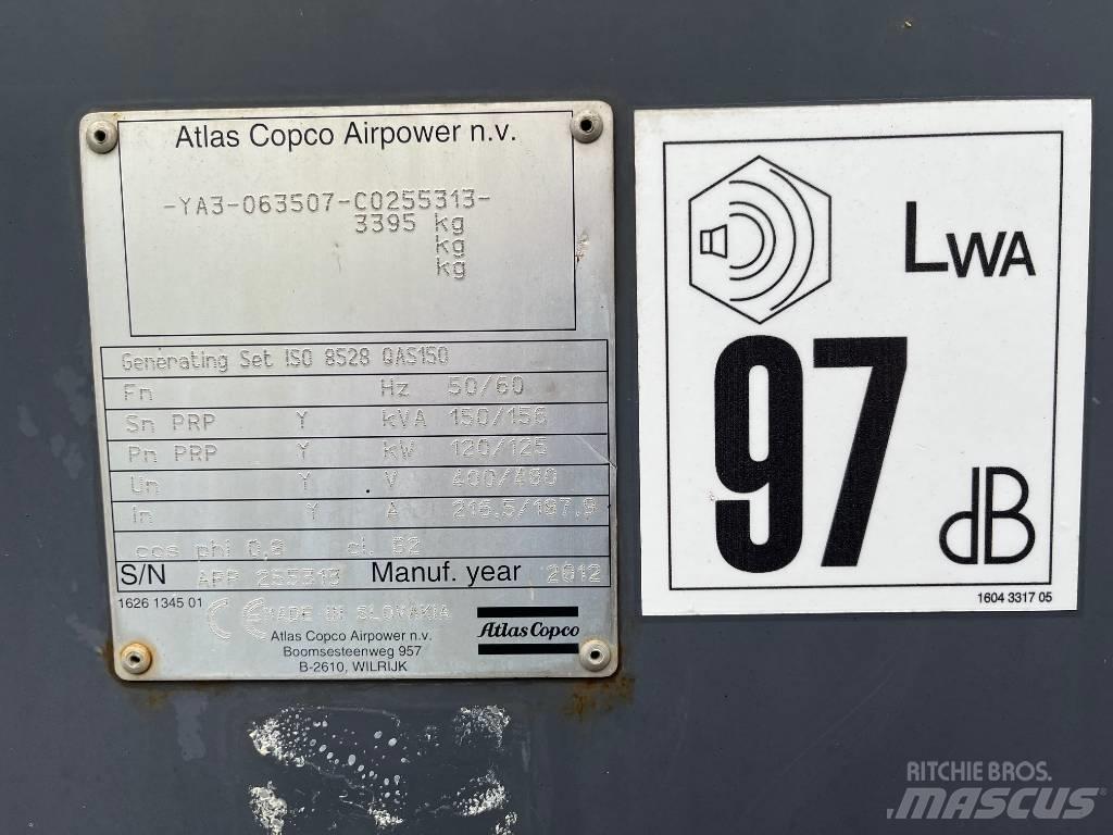 Atlas Copco QAS 150 Diesel Generatorer