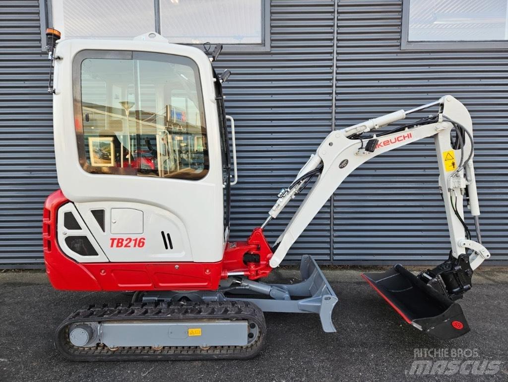 Takeuchi TB 216 Minigravere <7t