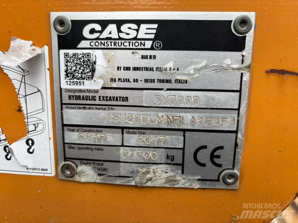CASE CX300D Beltegraver
