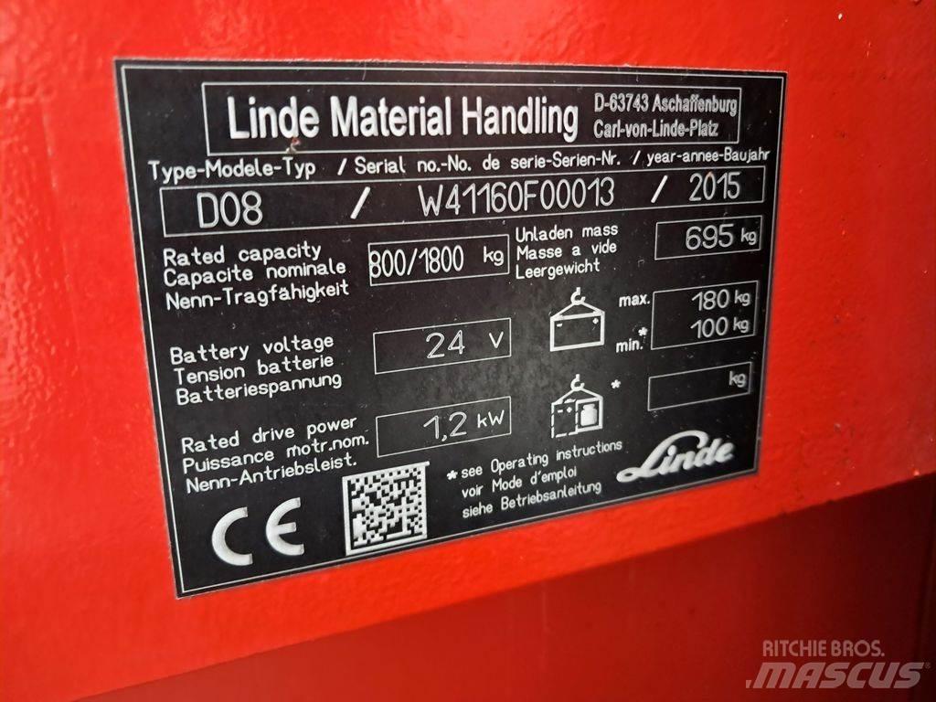 Linde D08 Ledestablere