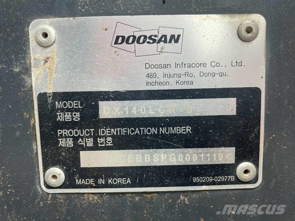 Doosan DX 140 LCR Beltegraver