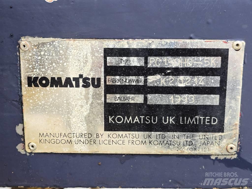 Komatsu PC 150 HD-5K Beltegraver