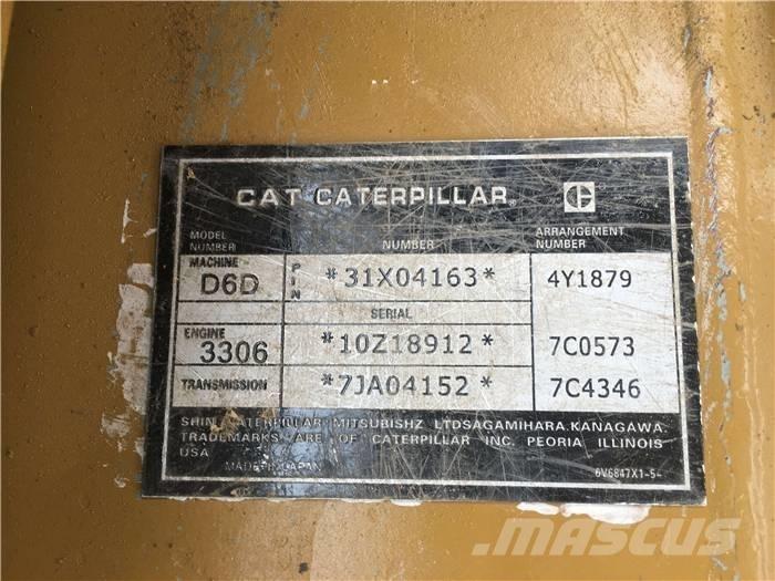 CAT D 6 D Dozere Beltegående