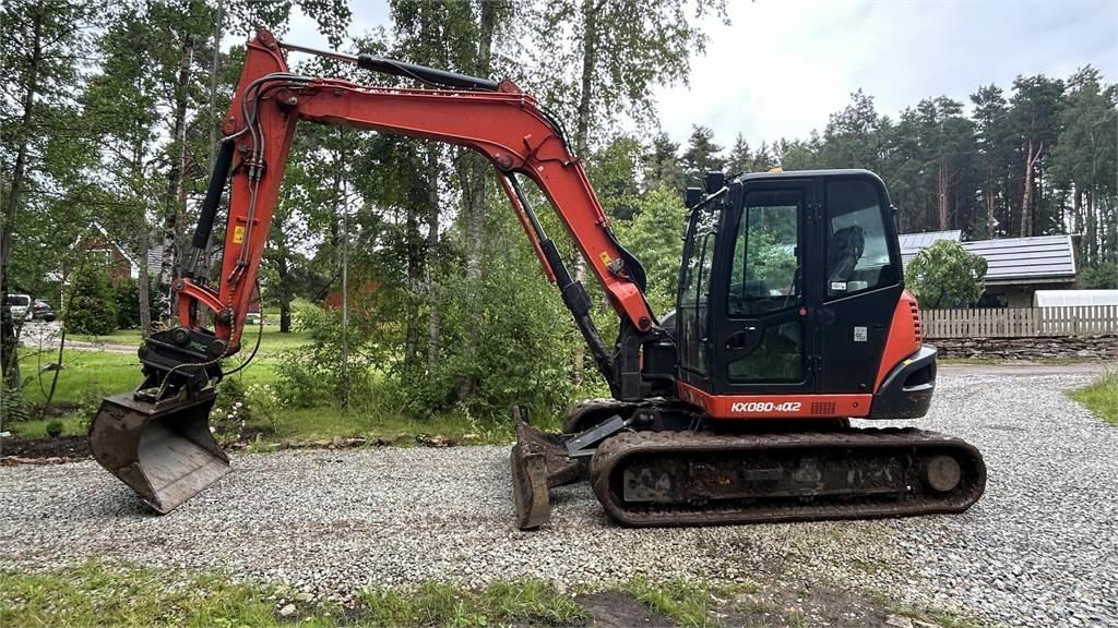 Kubota KX080 – 4a2 Minigravere <7t