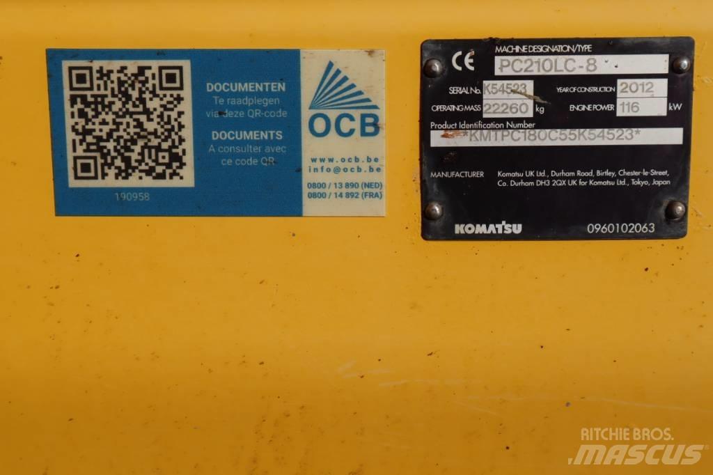 Komatsu PC 210 LC-8 Beltegraver