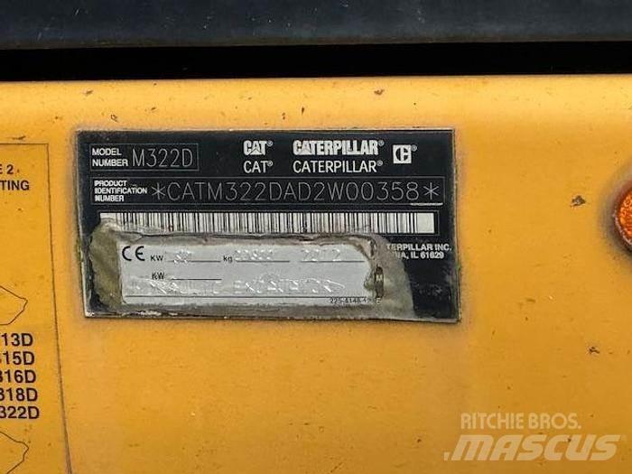 CAT M 322 D Hjulgravere