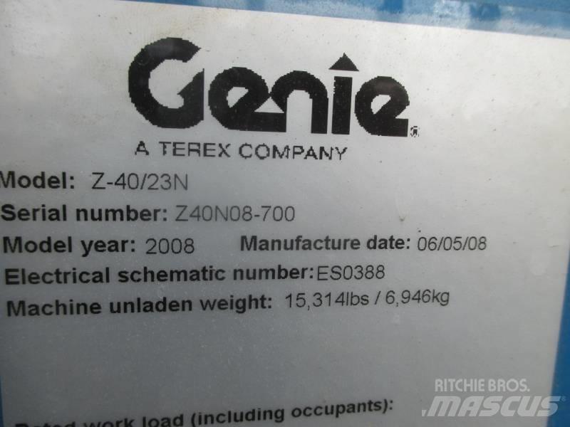Genie Z 40/23 N Leddede bomlifter