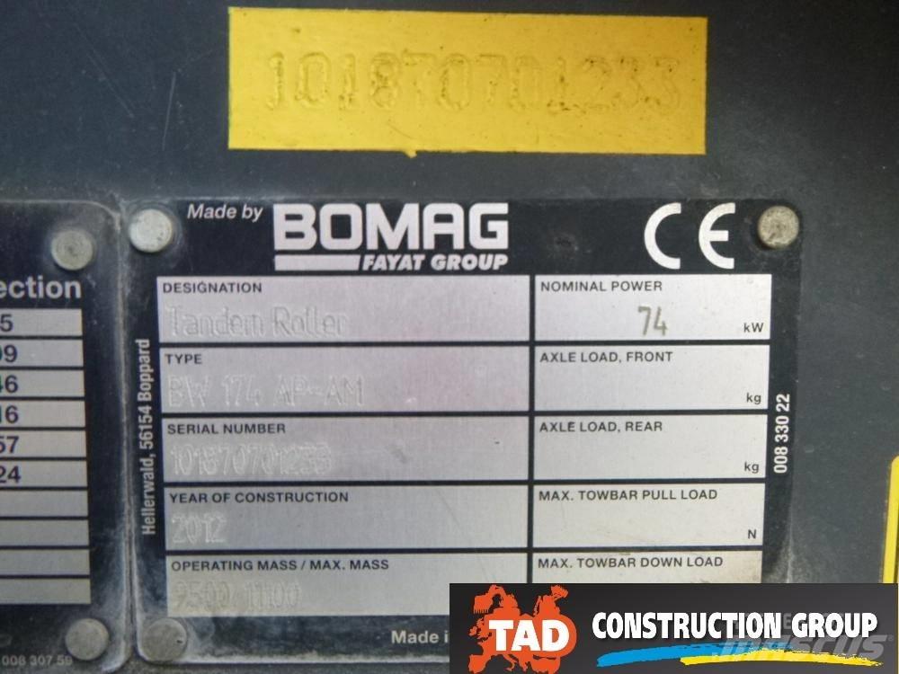 Bomag BW 174 AD AM Tandem Valser