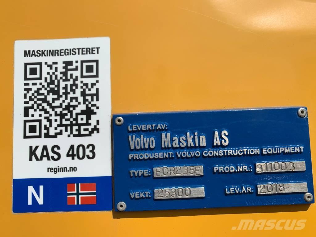 Volvo ECR235EL Beltegraver