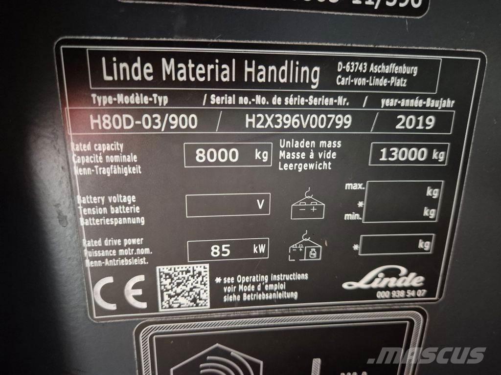 Linde H80D-03/900 Diesel Trucker