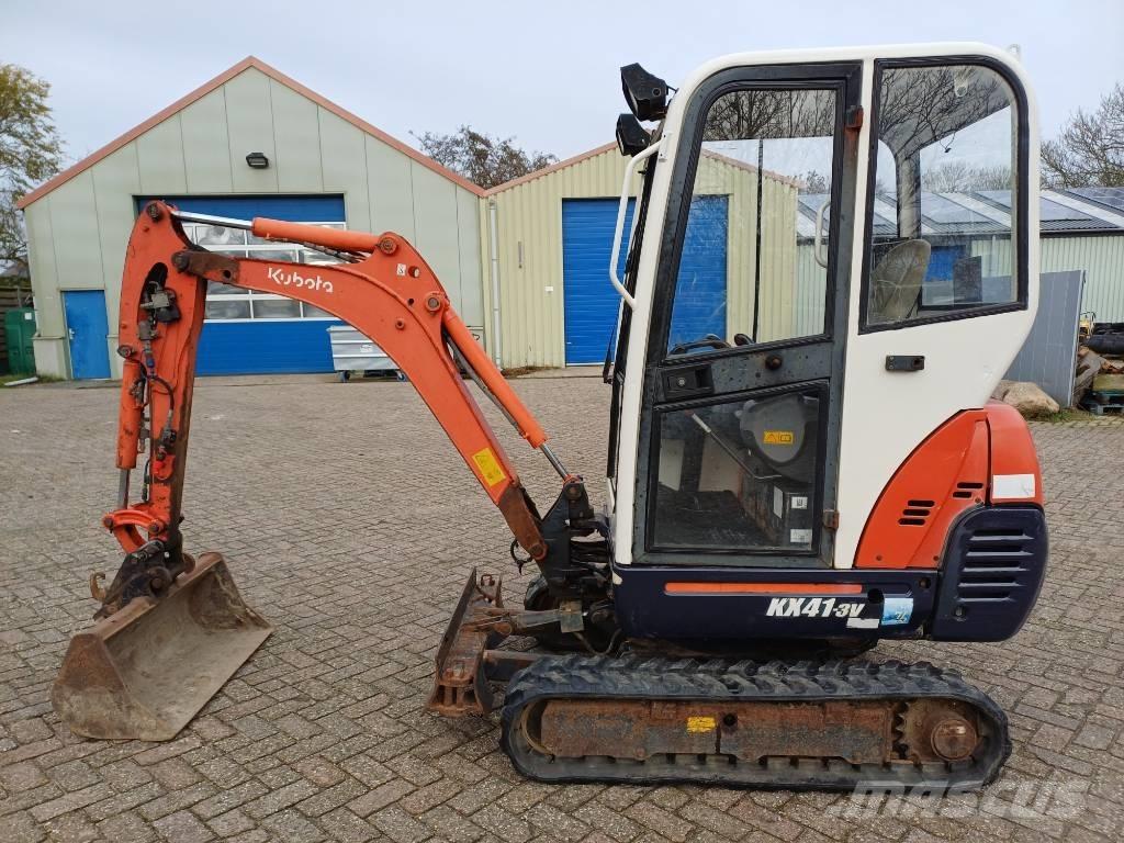 Kubota KX 41-3V Minigravere <7t