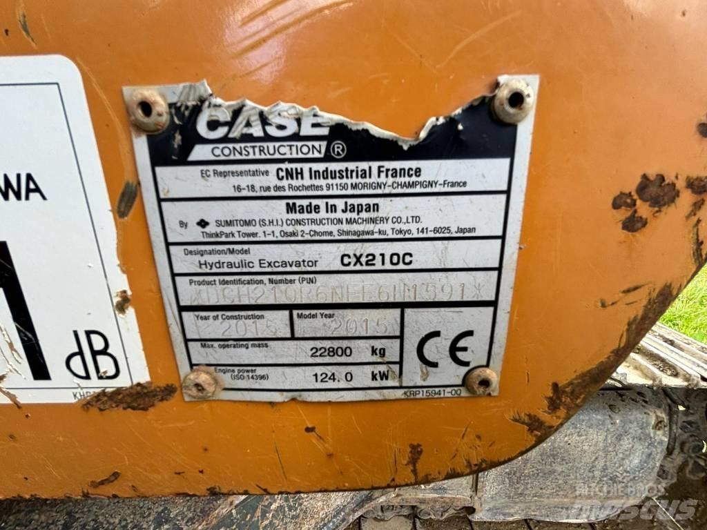 CASE CX 210 C Beltegraver