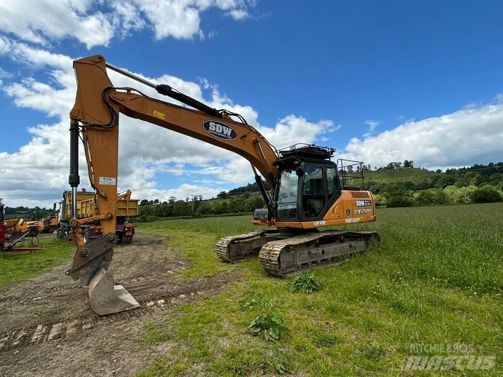 CASE CX 210 C Beltegraver