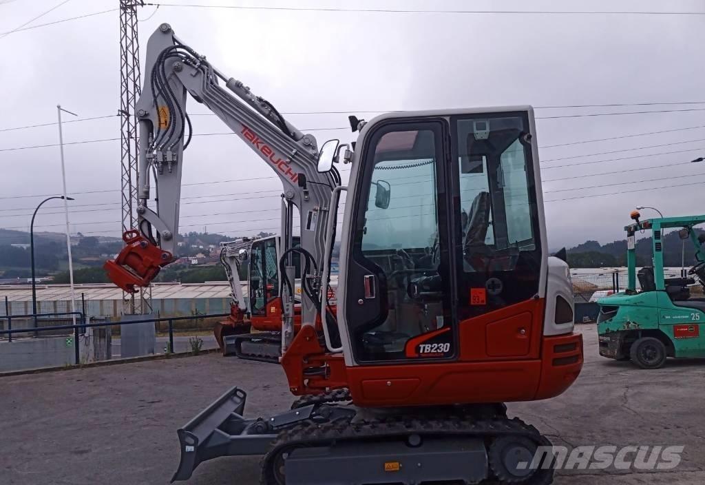 Takeuchi TB 230 Minigravere <7t