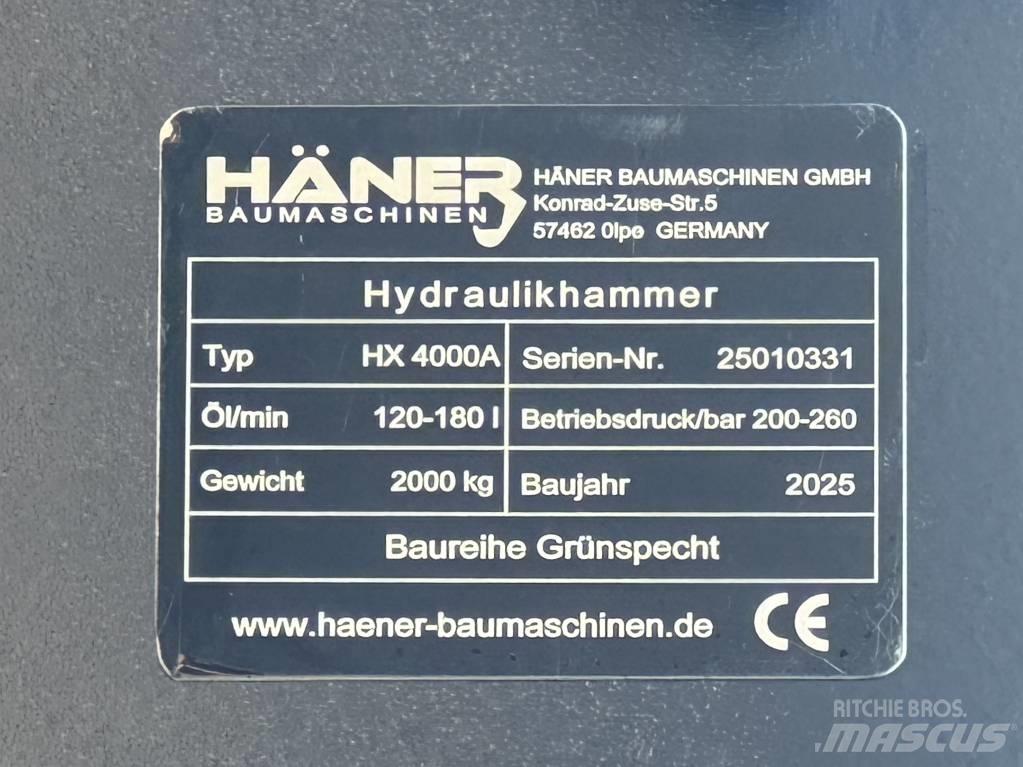  Haner HX 4000A Hydrauliske hammere