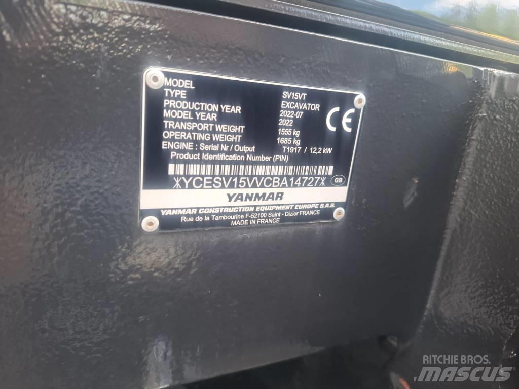 Yanmar SV 15 VT Minigravere <7t