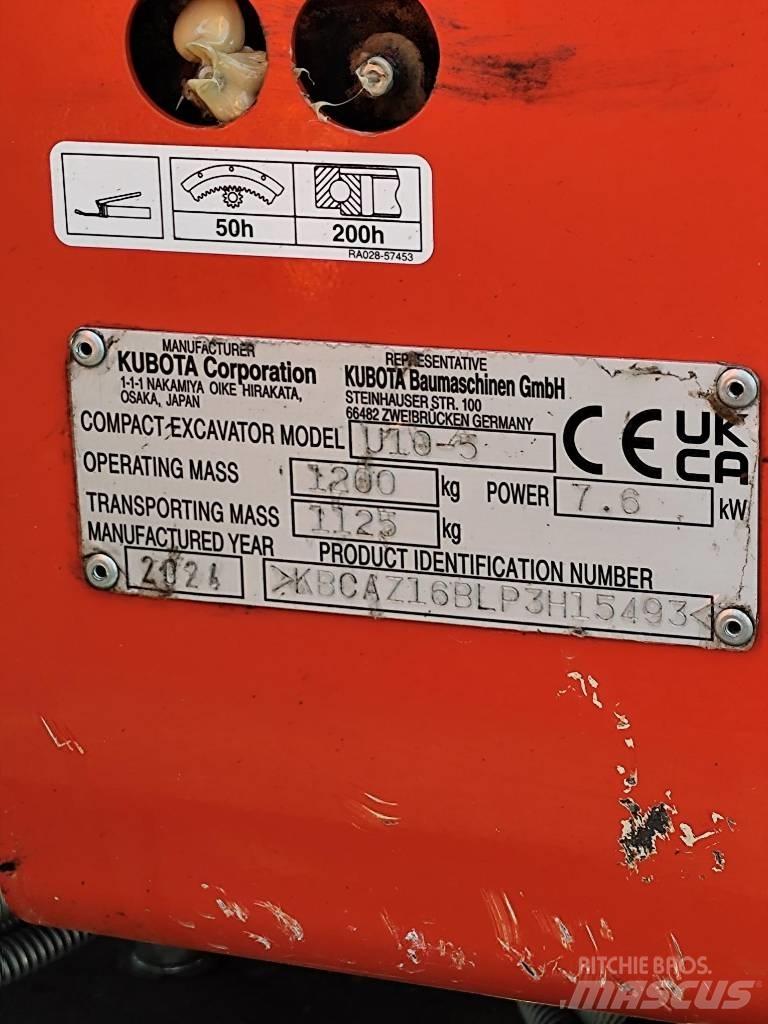 Kubota U 10 Minigravere <7t