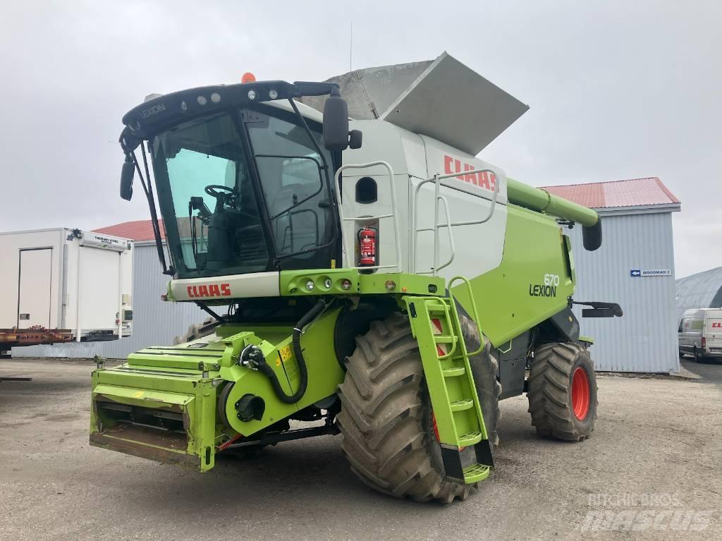 CLAAS Lexion 670 Skurtreskere