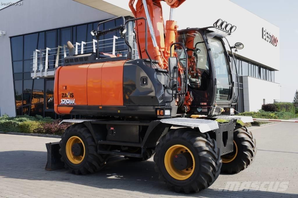 Hitachi ZX 170 W-6 Hjulgravere