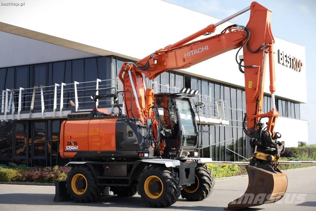 Hitachi ZX 170 W-6 Hjulgravere