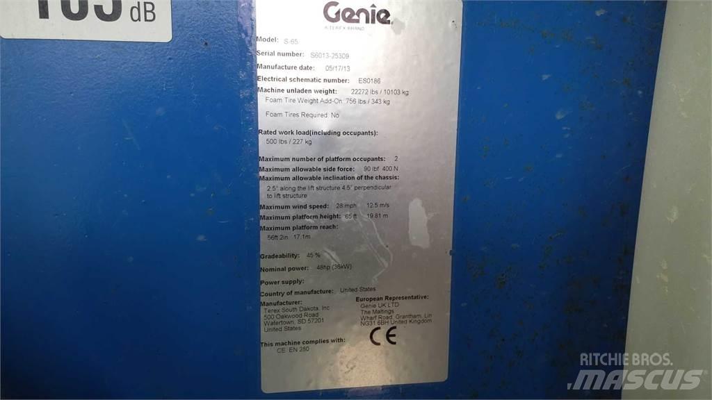 Genie S65 Teleskop bomlifter