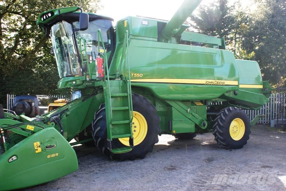 John Deere T 550 Skurtreskere