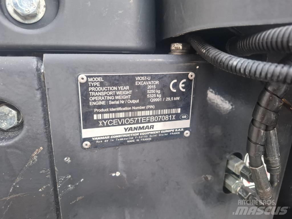 Yanmar Vio 57-U Minigravere <7t
