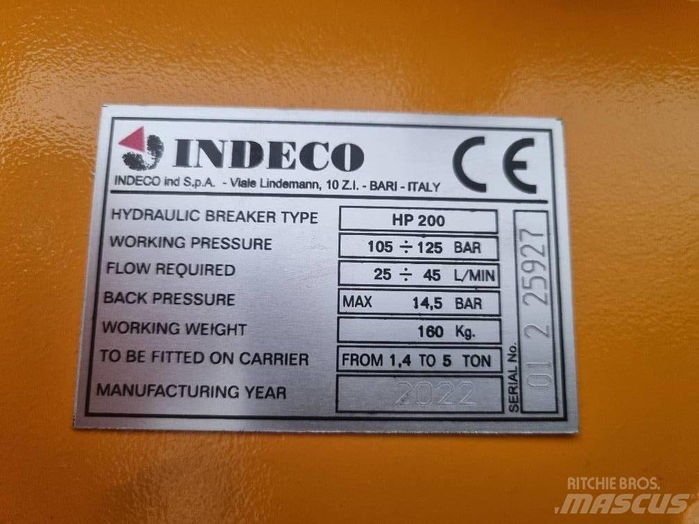 Indeco HP 200 Hydrauliske hammere