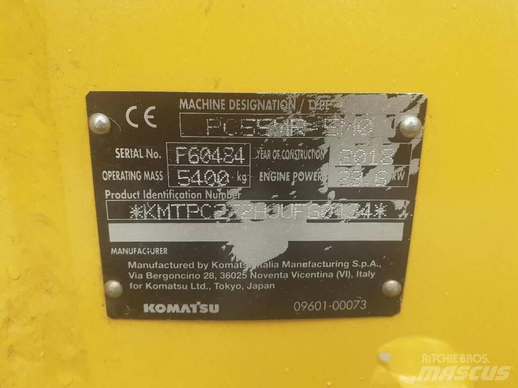 Komatsu PC 55 MR-5 Beltegraver