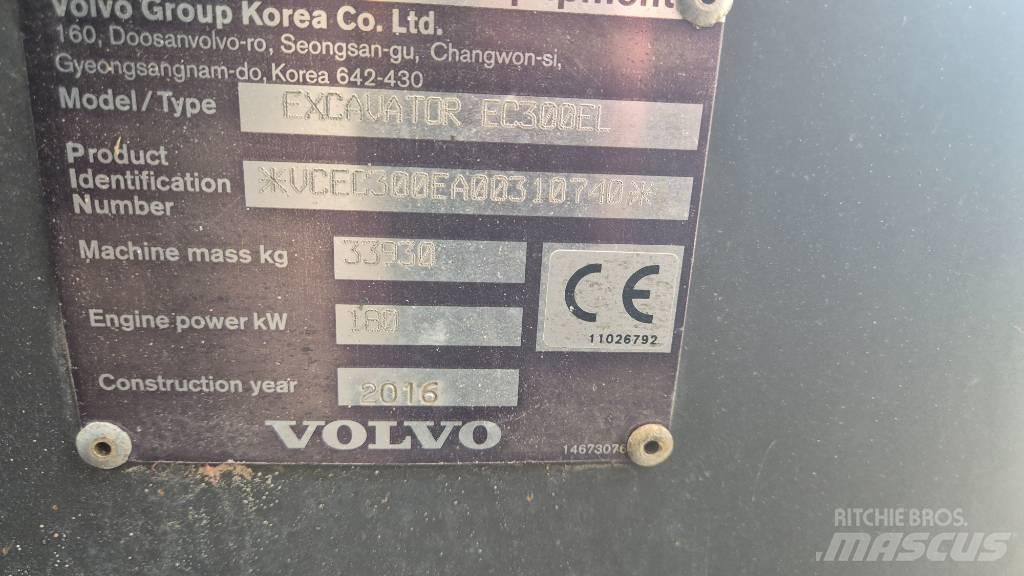Volvo EC300EL Beltegraver