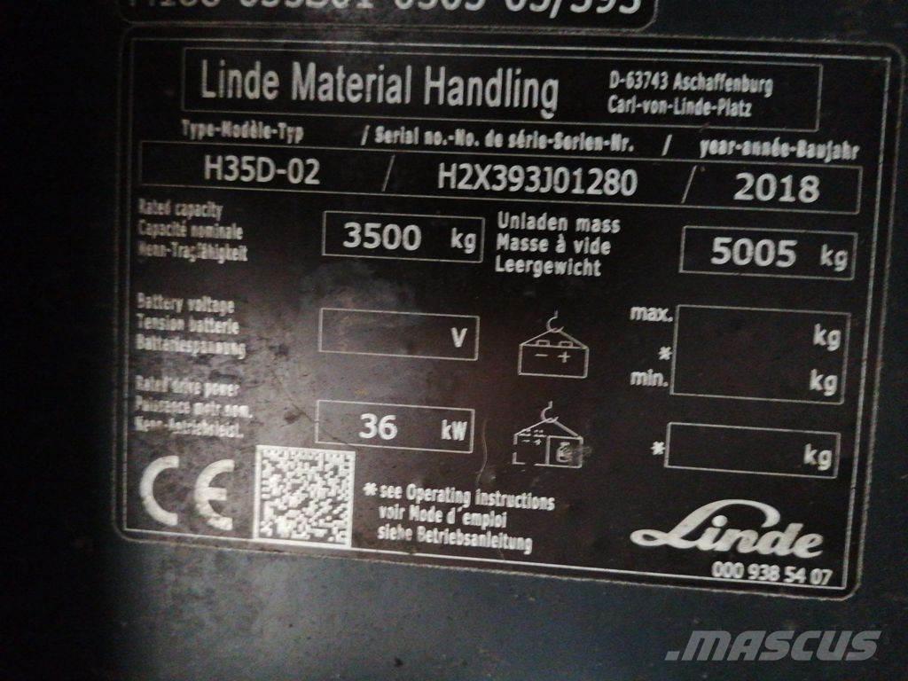 Linde H35D-02 Diesel Trucker