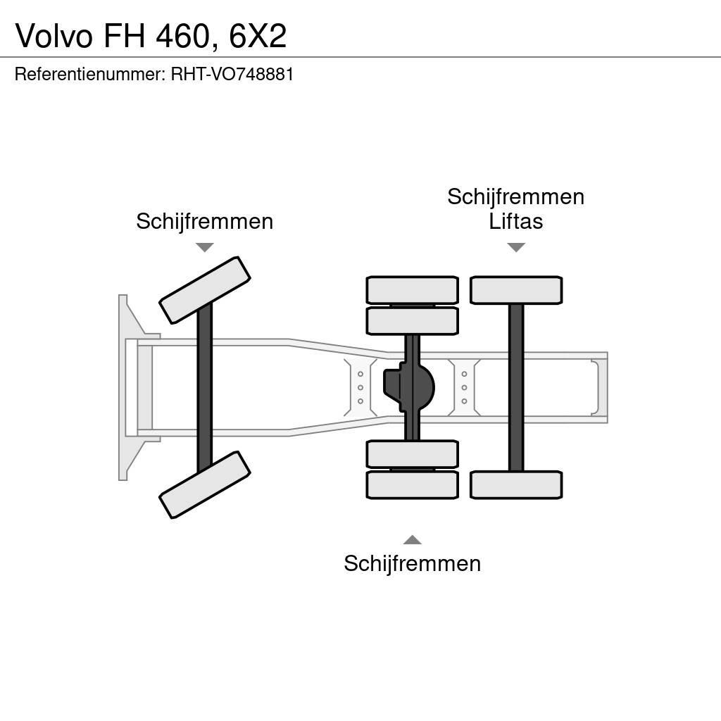 Volvo FH 460, 6X2 Trekkvogner