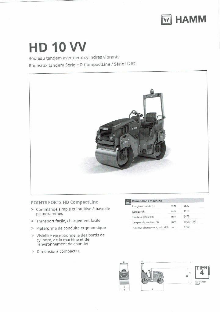 Hamm HD 10 VV Tandem Valser
