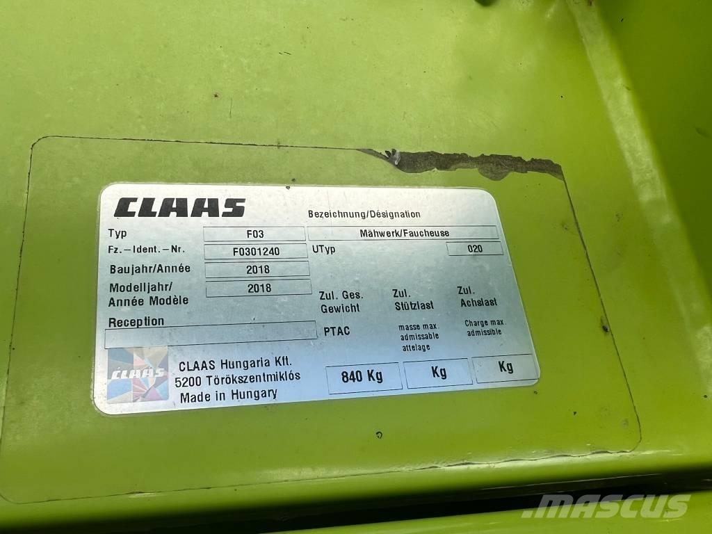 CLAAS Corto 310 FN Slåmaskiner