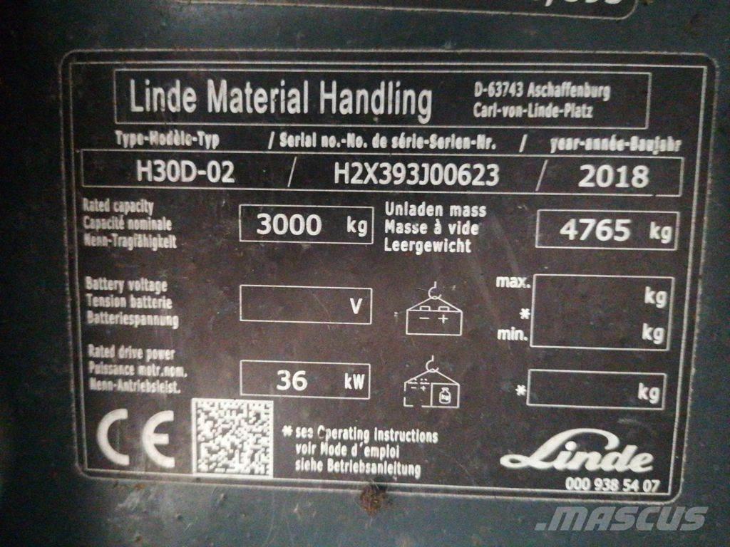 Linde H30D-02 Diesel Trucker