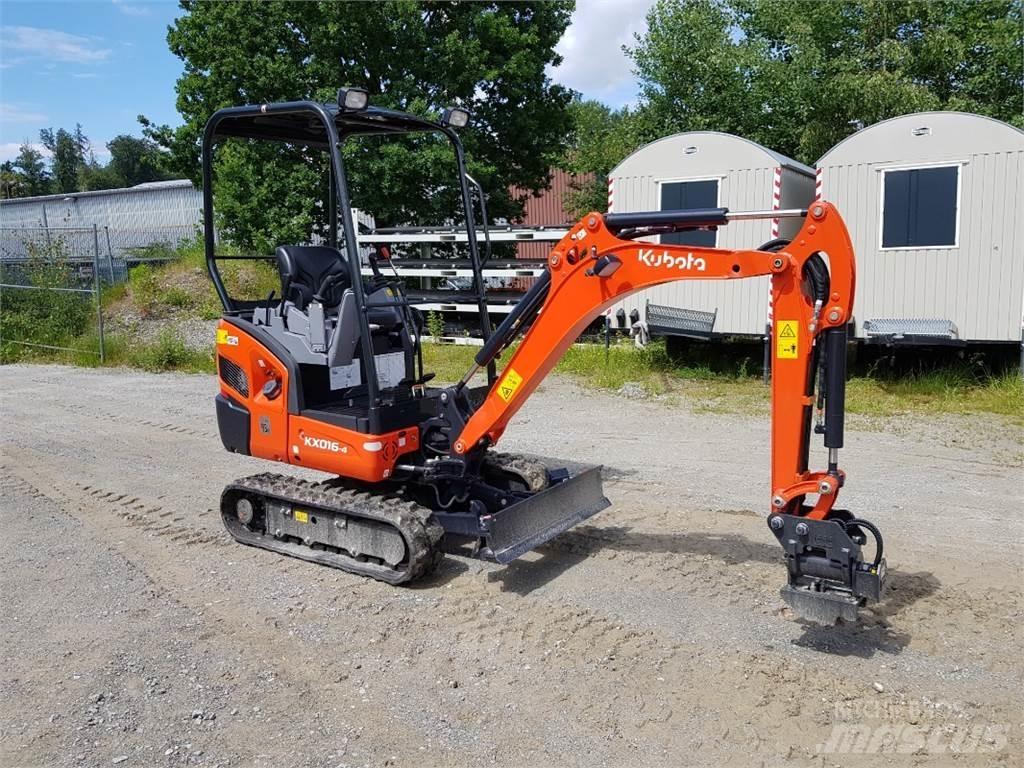 Kubota KX016-4 Minigravere <7t