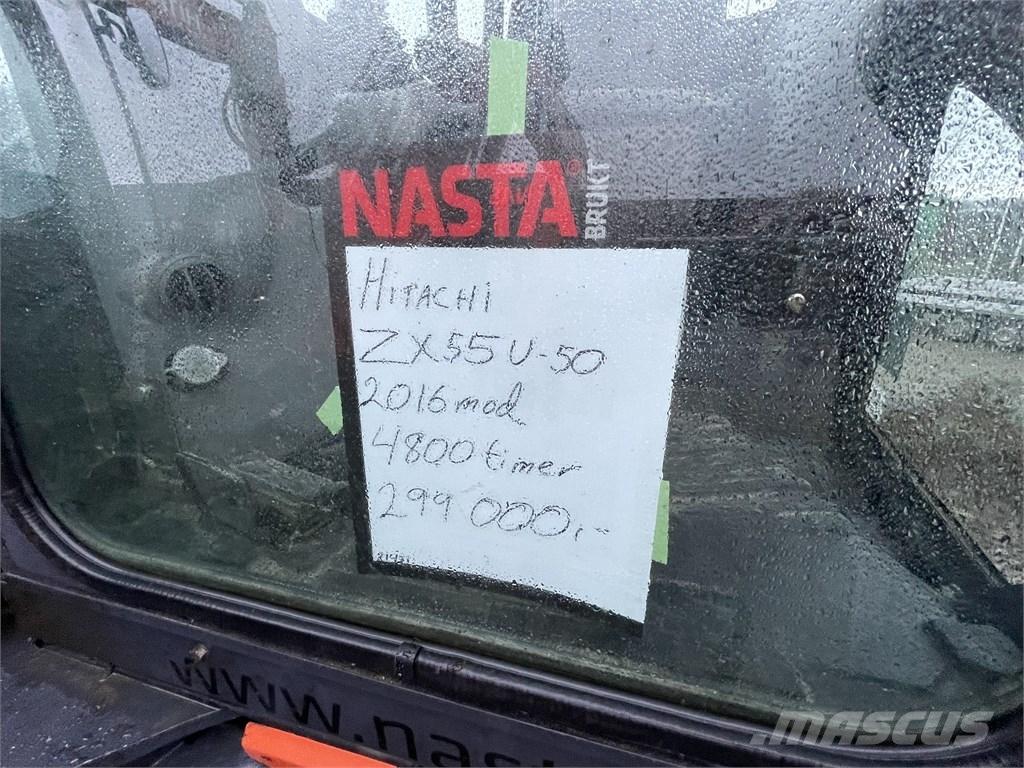 Hitachi ZX55U-5 Minigravere <7t