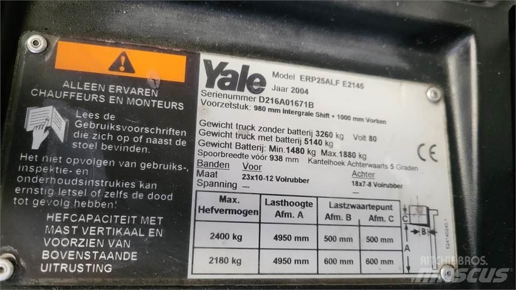 Yale ERP25ALF Elektriske trucker