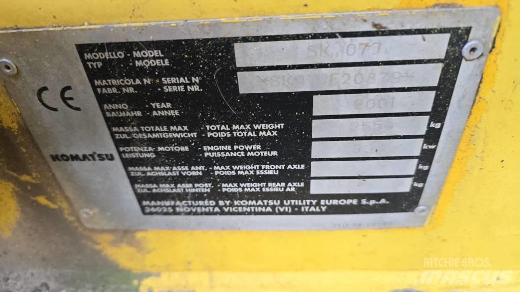 Komatsu SK07J Minilastere